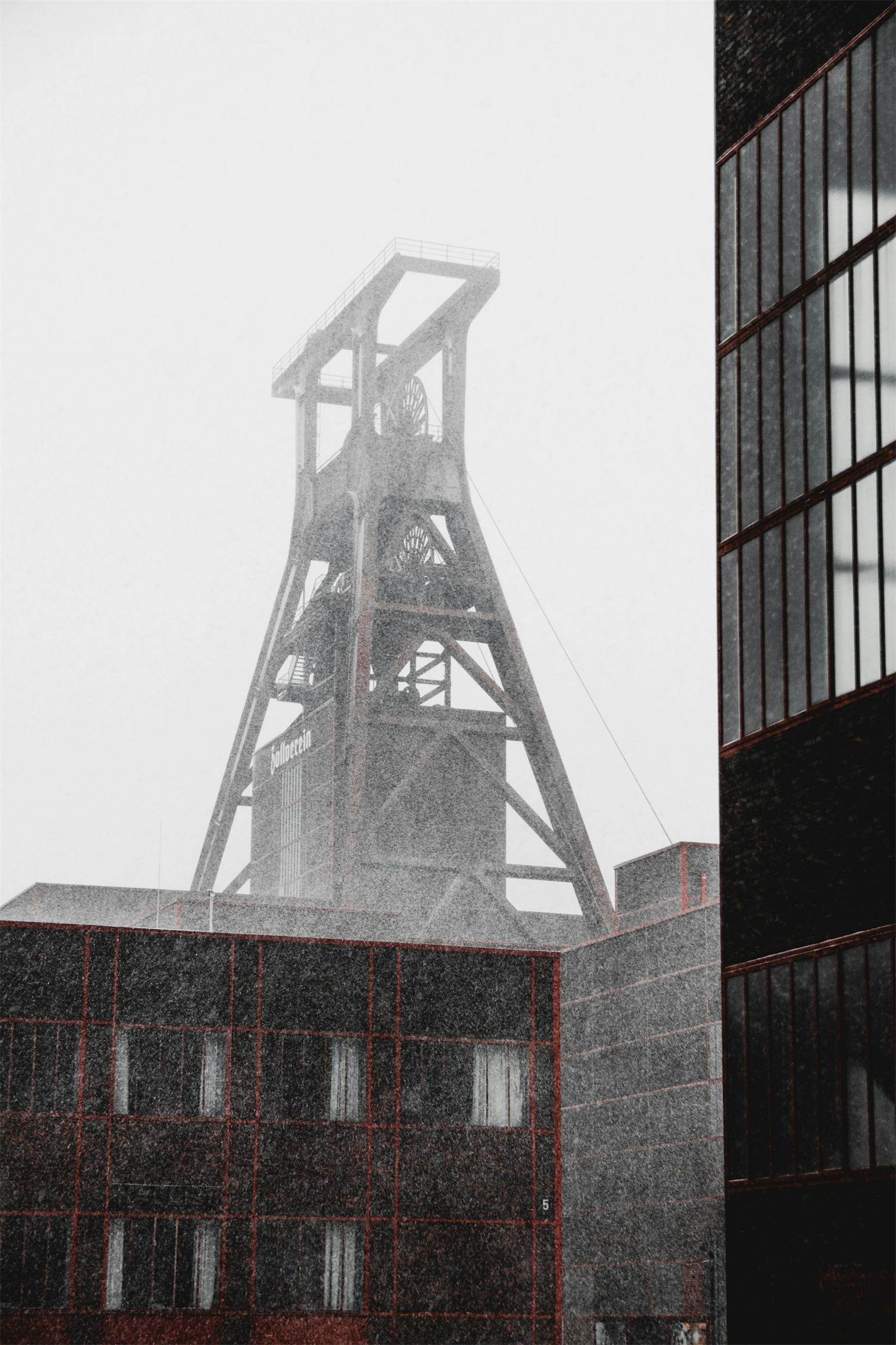 Förderturm der Zeche Zollverein in Essen